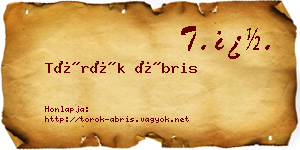 Török Ábris névjegykártya